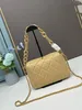 9A Fashion Bag Luxury Designer Women's Totes C Letter Chain Black Bag Classic Retro Underarm Bag Stor handväska Storlek 25 x 15 x 9,5 cm