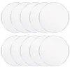 Clear Circle Acrilico Blanks Dischi Pannello tondo per cornice Pittura Artigianato fai da te Tavolozze Piastra KDJK2307