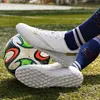 Sapatos de segurança ZHENZU tamanho 32-47 botas de futebol crianças meninos chuteiras ao ar livre AG/TF ultraleve chuteiras tênis 230713