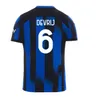 23 24 PAVARD InterS LAUTARO Milans soccer jerseys ANNIVERSARY CORREA DZEKO BARELLA ASLLANI FRATTESI 2023 2024 BROZOVIC Home football shirt uniforms men kids kit 3rd