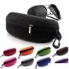 Étuis pour lunettes de soleil Étui à lunettes portable Lecture Sac de transport Boîte à fermeture à glissière rigide Sac de voyage Pochette 12 couleurs Drop Delivery Fashion Accessori Dh65H