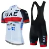 Maglia da ciclismo Set Pantaloncini Uomo Pantaloni Mtb da uomo per bicicletta UAE Uniforme Abbigliamento estivo Maglie bici da strada Camicetta Abbigliamento completo 230712