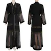 MD Black Abaya Dubai Turkey Muslim Hijab Dress 2020 Caftan Marocain Arabe Islamic Clothing Inlamic衣服Femme Musulmane Djellaba S9017271o