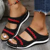 Teli a maglie traspiranti bassi per donne scarpe sandalie Mujer Beach Slifors Sandals Calzature estive Femmina 230713 990