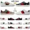 Designer Herren Damen Schuhe Italien Cartoons Freizeitschuh Biene Echtes Leder Schlange Stickerei Tigerstreifen Klassische Männer Frauen Party im Freien DHgate Sneakers Trainer