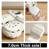 Sandals Sandal Slippers DIY Cute Cartoon Clogs Women Mules Summer Beach Cave Hole Female Garden Shoe For Students Girls 230712