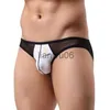 Cuecas Brave Person Brand Underwear Cuecas Masculinas de Alta Qualidade Malha Transparente Sexy Cuecas Masculinas 4 Cores Frete Grátis B1142 J230713