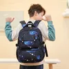 Sacs d'école Starry Sky sac à dos pour enfants pour étudiants garçon enfants avec sac à lunch étuis à crayons