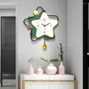 Wanduhren Stille Licht Uhr Wohnzimmer Pendel Einzigartige Batterie Design Kinder Adornos Para El Hogar Ornamente Für Zuhause