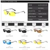 Lunettes De Soleil Cadres AOWEAR Lunettes De Conduite De Nuit Polarisées Hommes Anti Sécurité Lunettes De Vision Nocturne Lunettes Jaune Pilote Lunettes De Soleil Gafas De Sol 230712