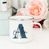 Mugs Personalized Mug Initial with Name Cup Custom Coffee Mugs Bachelorette Team Groomsman Cups Wedding Birthday Gifts for Men R230712