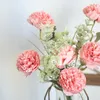 Ghirlande di fiori decorativi Zerolife 50cm 3 teste Grande bouquet di loto artificiale Matrimonio Casa Decorazione fai da te Tessuto Carino 6 colori Artigianato finto
