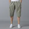 Men's Shorts Arrival Fashion Men Thin Cotton Extra Large Summer Multi Pocket Loose Casual Elastic Waist Plus Size L-3XL4XL5XL6XL