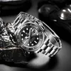 Bracelets de montre 2023 LIGE montre hommes automatique mécanique horloge mode militaire montres en acier inoxydable 100ATM étanche 230712