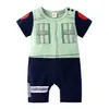 Anime Naruto Hatake Kakashi Costumes Baby Boy Clothes Newborn Rompers Cotton Infant Jumpsuits New born Clothing Baby Outfits181O