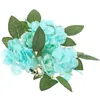 Candle Holders Green Wreath Props Flower Centerpieces Tables Floral Rings Desktop Fake Plastic Pillar Candles