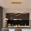Pendant Lamps Art Led Chandelier Lamp Light Nordic Home Decor Dining Room Lustre Hanging Ceiling Fixture Indoor