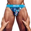 Mutande ORLVS Intimo uomo Seta ghiaccio Slip uomo Nuove comode mutandine sexy Forcella alta Mutande uomo Vita bassa Gay Underware OR6111 J230713