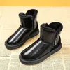 Kadın Ayakkabıları Kış Kadın Kar Botları Kadınlar İçin 2022 Yeni Moda Kalın Alt Slip Non Slip Su geçirmez Kumaş Sıcak Pamuk Ayakkabı L230704
