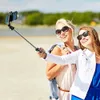 Monopés para selfie Tripé para bastão de selfie com controle remoto sem fio destacável mini 4 em 1 extensível portátil para bastão de selfie suporte para telefone R230713