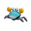 Crawling Crab Baby Toy with Music and LED Light Up for Kids Toddler Interactive Learning Development Toy Christmas Gift