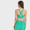 LL-DW227 Feminino Roupas de Ioga Colete para Líderes de Claque Meninas Tênis de Corrida Sutiã Esportivo Senhoras Casual Adulto Tênis Roupas Esportivas Exercício Roupa Intima Fitness Elástico