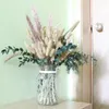 Fiori decorativi 84pcs Piante soffici artificiali Foglie di eucalipto per decorazioni per feste Bouquet naturale essiccato Boho Home Artigianato fai da te