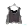 2023 Fashion Ladies Dress Designer Shiny Rhinestones Sexy Crop Top Vest Fashion Denim Bra Top