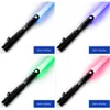 LED Light Sticks 114cm Lightsaber Sword Laser Saber Force Fx Lighting Heavy Dueling Sound Foc Lock Up Metal Handle Fixed Color RGB Sabre De Luz 230712