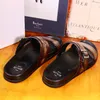 Berluti handgemaakte pantoffels van hoogwaardig echt leer luxe pantoffels strandschoenen modieuze casual sandalen