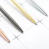 Penne in metallo con nodo ad arco per scrivere Studente Insegnante Materiale scolastico Accessori per ufficio Cancelleria aziendale Penna a sfera carina