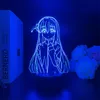 Action Toy Figures Anime BOCCHI THE ROCK Acrylic 3D Usb Sensor Touch Colorfu Led Lamp Gotou Hitori Figure Toy Home Decoration Led Night Light Gift 230713