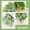 Decorative Flowers Fake Shamrock Vase Artificial Leaf Bouquet Material Shrubs Outdoors Decors Silk Flower Picks Imitated Bushes