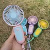 Electric Fans USB Rechargeable Handheld Fans Candy Student Mini Pocket Fan Portable Small Fan Children's Gift