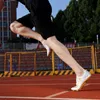 Sicherheitsschuhe für Jungen, Leichtathletik, Training, Sportlerinnen, Laufen, Jungen, Gold, Weiß, Schwarz, Rennschuhe 230712