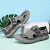 Sandals Man Fashion Summer Outdoor Beach Casual Baotou Hole Shoes for Men Breathable Platform Indoor Roma 230712