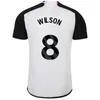 23 24 Mitrovic Cairney Mens Soccer Jerseys Andreas Wilson Lukic Decordova-Reid White Away Away 3rd Football Shirt Sheeve Adult Uniforms