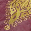 Ethnic Clothing 2023 Fashion Abaya African Robe Muslim Batik Fabric Ramadan Clothes Solid Dubai Caftan Modest Dress Gold Embroidery Maxi