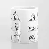 Mugs The panda yoga Mug 11oz Funny panda Ceramic Home Coffee Mug panda Lover friends birthday Gift R230713