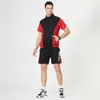 Męskie dresy letnie suknię potu męska moda moda sportowa 2 -częściowe zestawy sportowe szorty dressit swobodne bluza do joggera