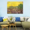 Olive Grove z zbierającymi figurami ręcznie malowany Vincent van Gogh Canvas Art Art Impressionist Landscape Painting do nowoczesnego wystroju domu