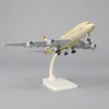 Model samolotu Metal Model 20 Cm 1 400 Etihad A380 replika materiał stopowy symulacja lotnictwa dzieci chłopiec prezent 230712