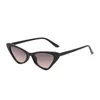 Zonnebril Driehoek Vintage Plastic Dames Klein Frame Retro Cat Eye Mode Trendy Streetwear Eyewear Brand Design Zonnebril