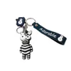 Porte-clés Longes Mode Dessin Animé Mignon Girafe Zèbre Animal Porte-clés Sac Créatif Voiture Pendentif Porte-clés Pvc Cadeaux Drop Delivery A Dh7W9