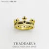 Trouwringen Ring Golden Royal Power Crown in Vintage Cadeau voor Vrouwen Mannen Merk Victoriaanse Leeftijd Fijne Sieraden 230713