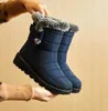 Bottes d'hiver imperméables pour femmes Nouvelles fourrures en fausse fourrure