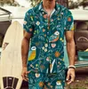 Summer Designer Mens Tracksuits مجموعات القمصان الهروقة سراويل رياضية بدلة الرجال القصيرة بلوزة بلوزة القصيرة تصميمات رياضية مجموعة اللياقة البدنية بدلات هاواي بالإضافة إلى الحجم