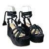 Sandals BCEBYL Summer Platform Wedge Strap Sandals Women's Fashion Round Open Toe Women's Platform Sandals 230713