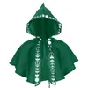 Halloween Party Supplies Medieval Characters Cape Cosplay Stage Costumes Hooded Short Capes grossist