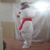 2018 novo traje de mascote do boneco de neve para adulto traje de boneco de neve 296f